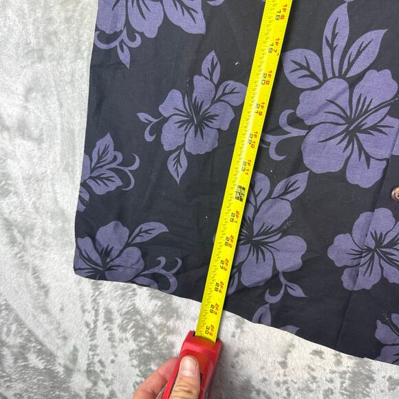 KY’s Hawaiian BEER Shirt Mens Sz L Made in Hawaii Bottles Drinking Floral Aloha - Picture 3 of 6